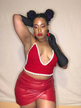 Load image into Gallery viewer, Holiday Festive Hand Crocheted Top
