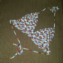 Load image into Gallery viewer, Hand Crocheted Mt. Sunset Bikini Top
