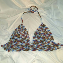 Load image into Gallery viewer, Hand Crocheted Mt. Sunset Bikini Top