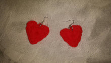 Load image into Gallery viewer, Hand Crocheted Valentine's Day Lovely Heart Earrings!