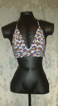 Load image into Gallery viewer, Hand Crocheted Mt. Sunset Bikini Top