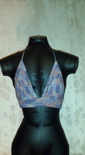 Load image into Gallery viewer, Hand Crocheted Summer's Eve Lavender Bikini Top