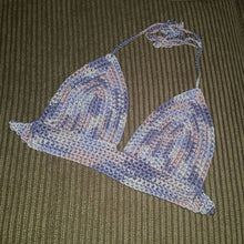 Load image into Gallery viewer, Hand Crocheted Summer's Eve Lavender Bikini Top