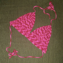 Load image into Gallery viewer, My Valentine Hand Crocheted Bikini Top