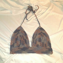 Load image into Gallery viewer, Hand Crocheted Summer's Eve Lavender Bikini Top
