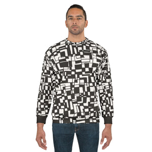 Abstract Snow Unisex Sweatshirt (AOP)