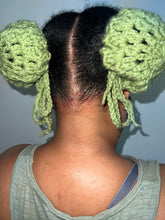 Load image into Gallery viewer, Hand crocheted Hair Bun Covers