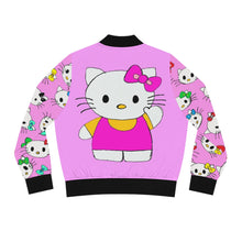 Load image into Gallery viewer, Hello Kitty Inspired Women&#39;s Bomber Jacket (AOP)