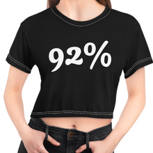 Load image into Gallery viewer, "We the 92%" Crop Tee (AOP)
