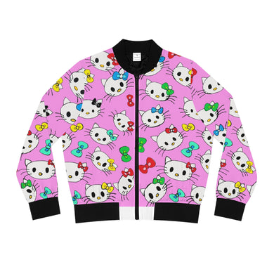 Hello Kitty Inspired Women's Bomber Jacket (AOP)