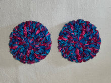 Load image into Gallery viewer, Hand Crocheted Candy 🍭Theme Hair Bun Covers