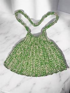 Hand crocheted Fan Purses