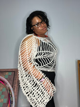 Load image into Gallery viewer, Hand crocheted Spiderweb 🕸️ Sweater
