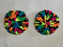 Load image into Gallery viewer, Hand Crocheted Candy 🍭Theme Hair Bun Covers