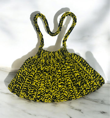 Hand crocheted Fan Purses