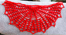 Load image into Gallery viewer, Hand crochet Spider-Web Bandana with Pearls