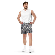 Load image into Gallery viewer, Sketchbook Zentangled Unisex mesh shorts