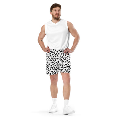 Cruella Dalmatians Spots Inspired Unisex mesh shorts