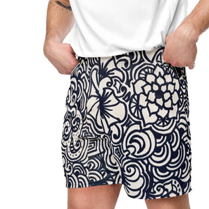 Sketchbook Zentangled Unisex mesh shorts