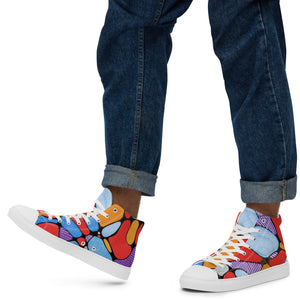 "Recovery" Men’s high top canvas shoes