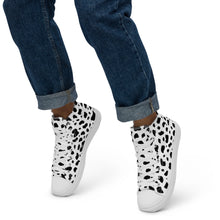 Load image into Gallery viewer, Cruella Dalmatians Spots Inspired Men’s high top canvas shoes