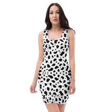 Load image into Gallery viewer, Cruella Dalmatian Spots Inspired Sublimation Cut &amp; Sew Dress