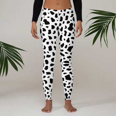 Cruella Dalmatians Spots Inspired Leggings