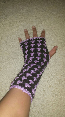 Purple and Black Sports themed Hand Warmers v.2