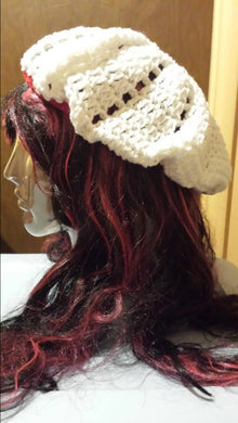 Hand Crocheted Sorority themed Berets