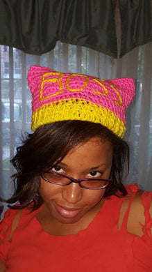 Sasha Banks Inspired Boss Kitty Adult Size Hat