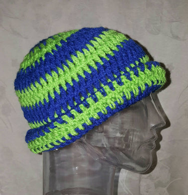 Hand Crocheted Unisex Adult Size Beanie