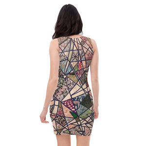 Zentangled Paradox Sublimation Cut & Sew Dress